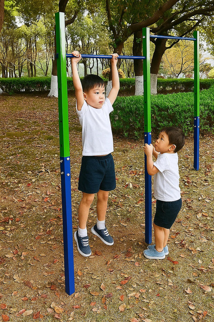 Double Outdoor Pull-Up Bar – Height Adjustable Gymnastics & Fitness Bar