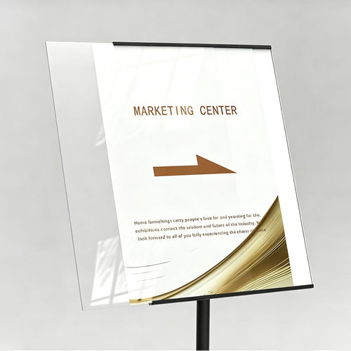 A3 Floor Poster Stand Adjustable Menu Display Sign Holder