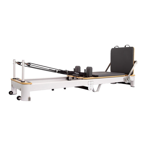 Folding Pilates Reformer Machine – Compact Home Workout Bed for Full-Body Strength & Fitness Training