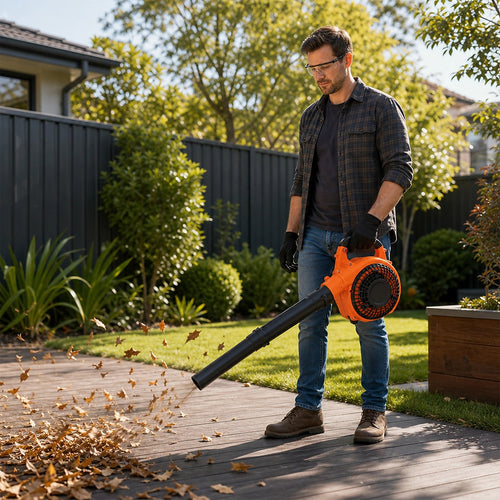 Petrol Leaf Blower 25.4cc 2-Stroke Petrol Hand Garden Yard Outdoor