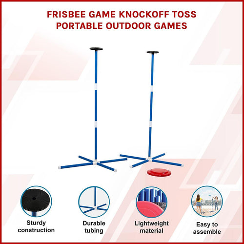 Frisbee Game  Knockoff Toss Portable Outdoor Games