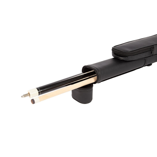 57in 2-Piece Wood Pool Cue Stick 19oz with Carry Bag
