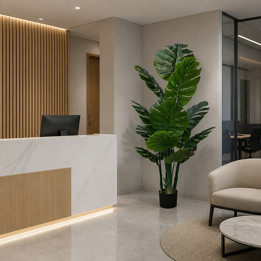 1.5M Artificial Monstera Tree Faux Decorative Plant in Pot