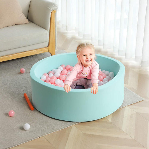 Round Ball Pit Playpen Enclosure Blue 