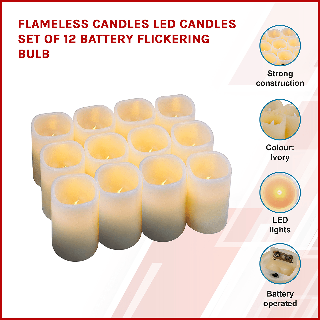 Flameless candlesticks online