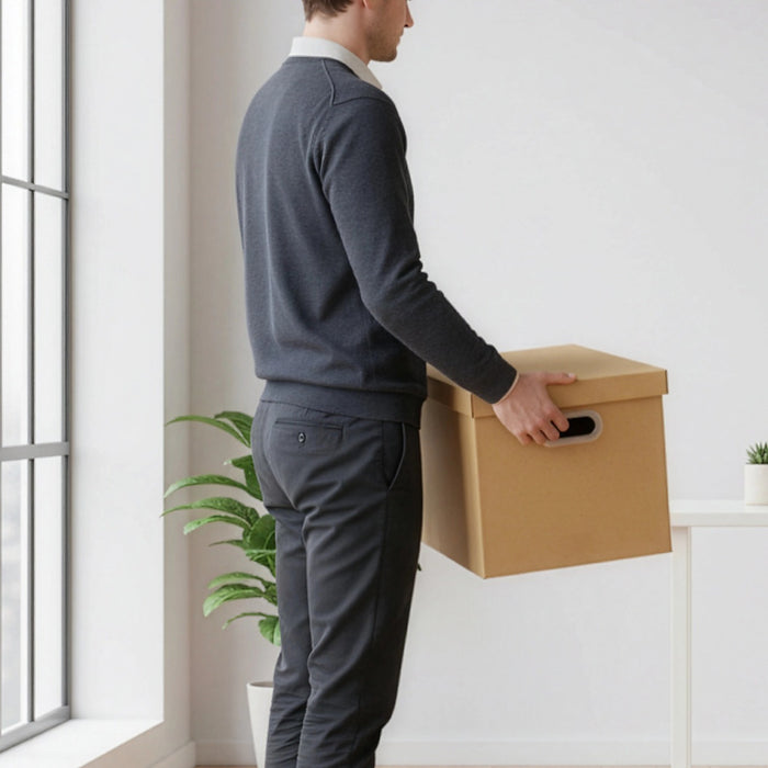 10Pcs Corrugated Cardboard Storage Boxes – Durable Multi-Purpose Organising Cartons