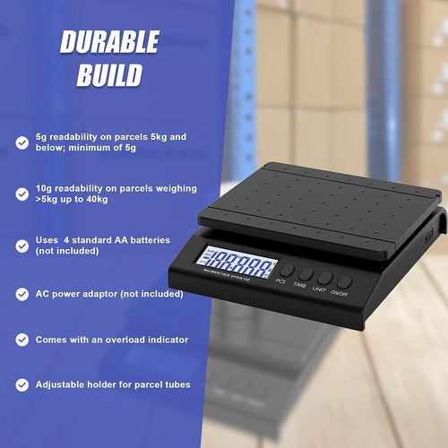 Digital Scale 40kg Letter Postal Postage Parcel Weighing Scales