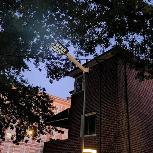 1152 Solar LED Street Light – Commercial Outdoor Flood Lamp with Motion Sensor