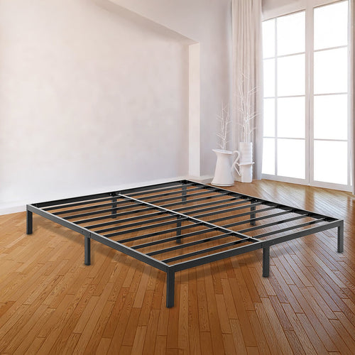 King Full Metal Bed Frame Base – Sturdy Steel Bed Base for Australian Mattress