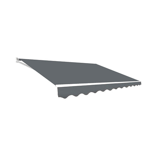 Outdoor Awning Grey - 5x2.5m Retractable Sunshade