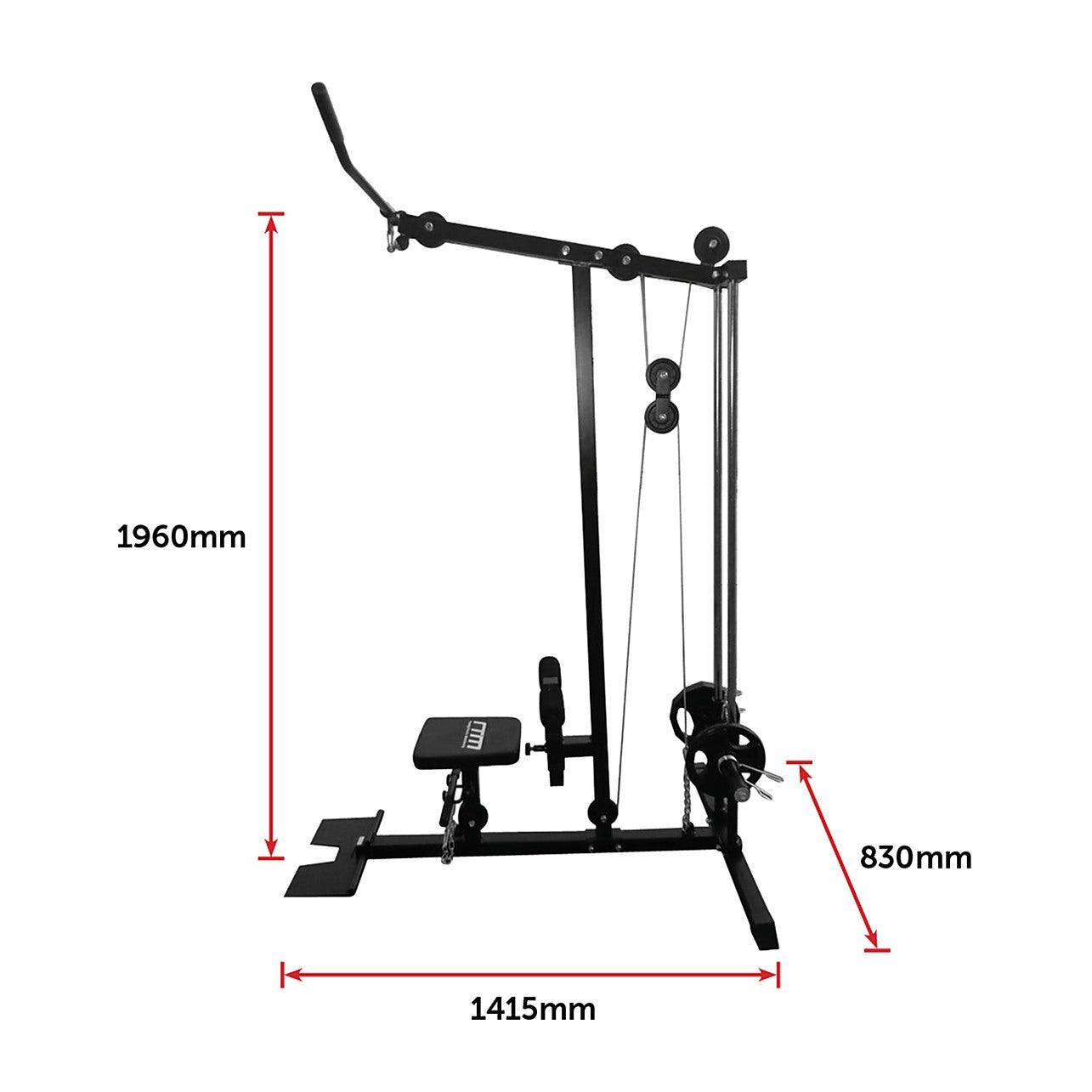 Gorilla Sports Lat Pulley Gorilla Sports Lat Pull Down Tower For