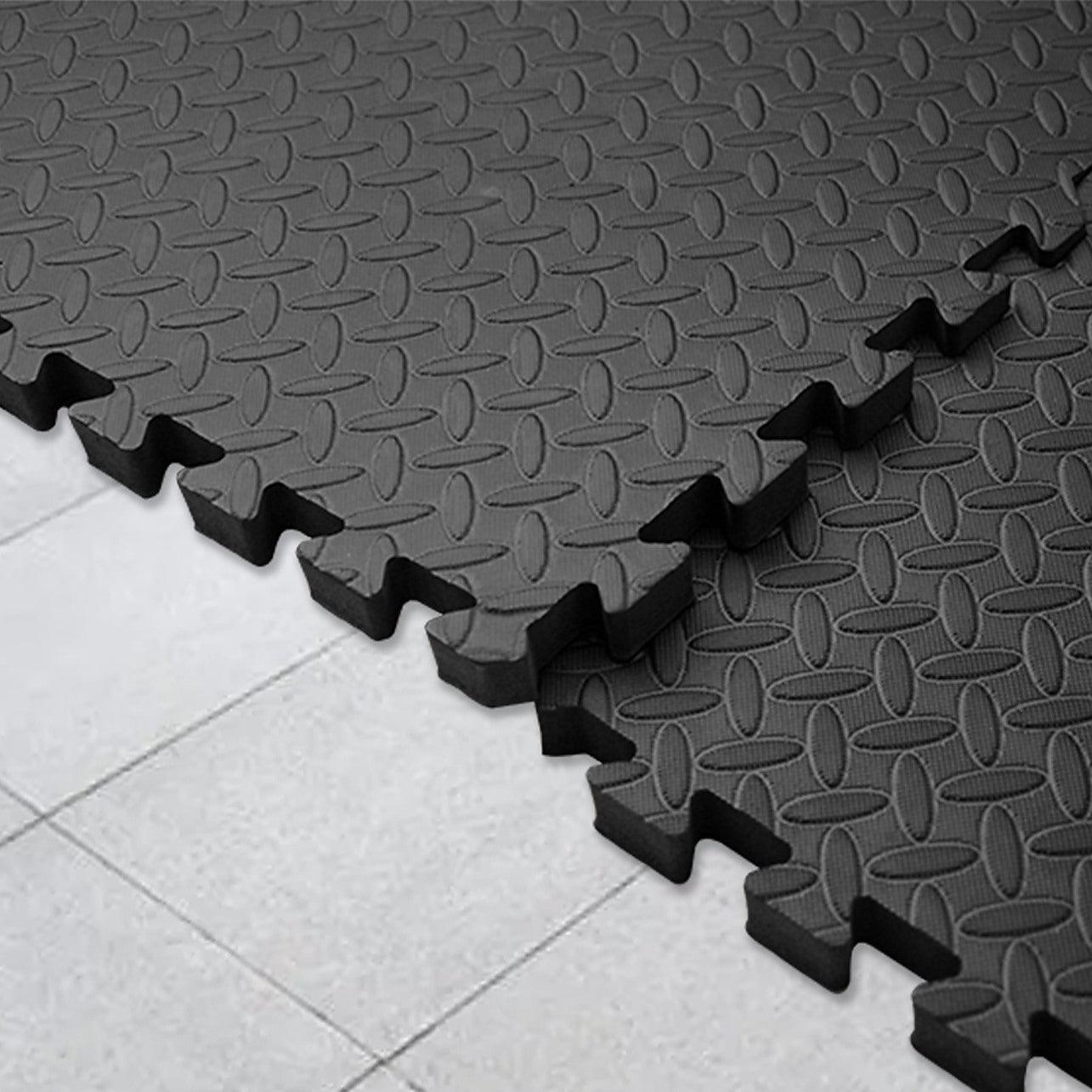 12 Tiles EVA Rubber Foam Camping Gym Mat 60x60x2cm Fitness