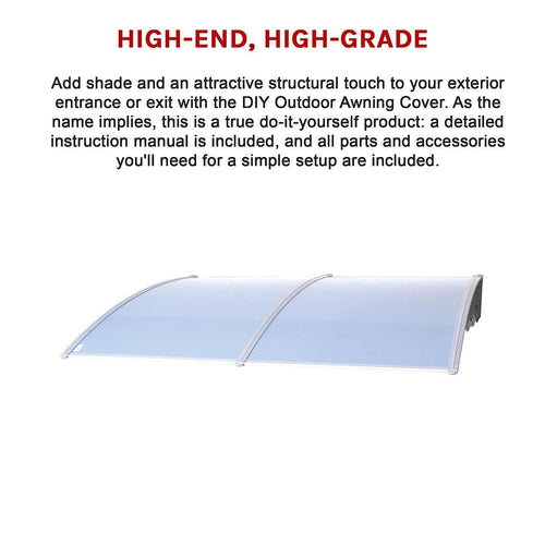 1.5 x 2m DIY Outdoor Awning Cover