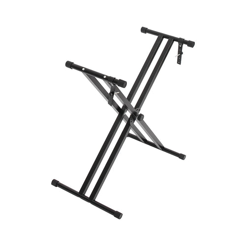 Adjustable Keyboard Stand with Double-Braced X Frame