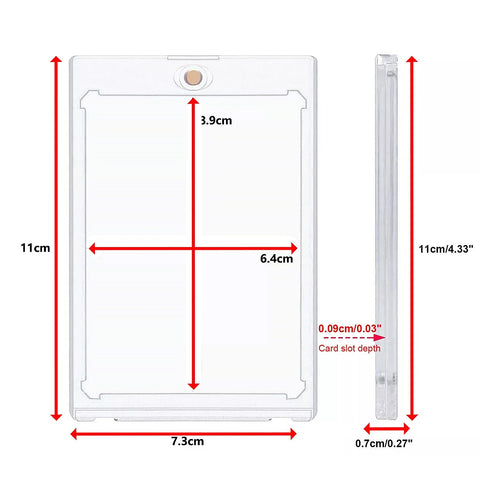 25 Pack Magnetic Card Holder For 35PT Trading Sports Cards