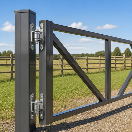 Heavy Duty Gate Hinges 190mm Adjustable Sealed Bearing Pair
