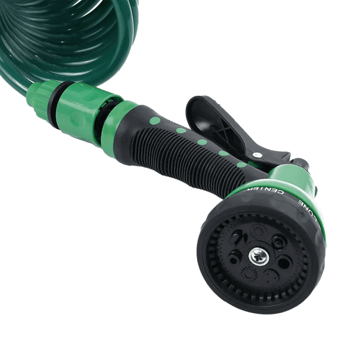 30M Garden Hose Heavy-Duty Coiled Spiral Car Washing Cleaning Water Hose Garden