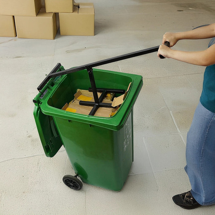 Manual Wheelie & Recycle Bin Compactor – Waste Crusher | Reduce Rubbish Volume