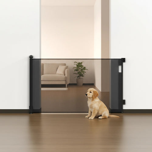 3m Retractable Baby Safety Mesh Fence – Stair Gate Barrier for Kids and Pets