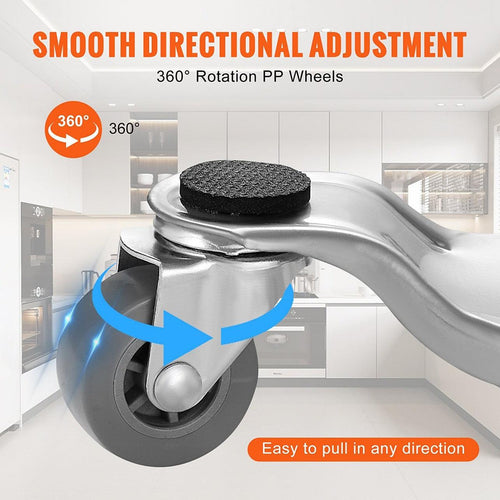 4 X All-purpose Dolly Metal Heavy Duty Furniture Mover Slider Set 