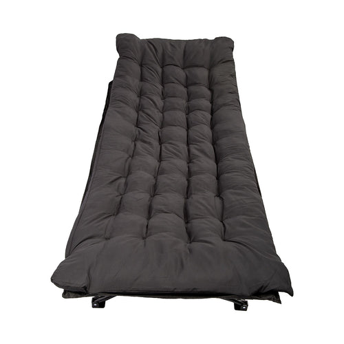 Camping Bed Elevated Cot with Mattress – Foldable Outdoor Sleeping Bed for Adults