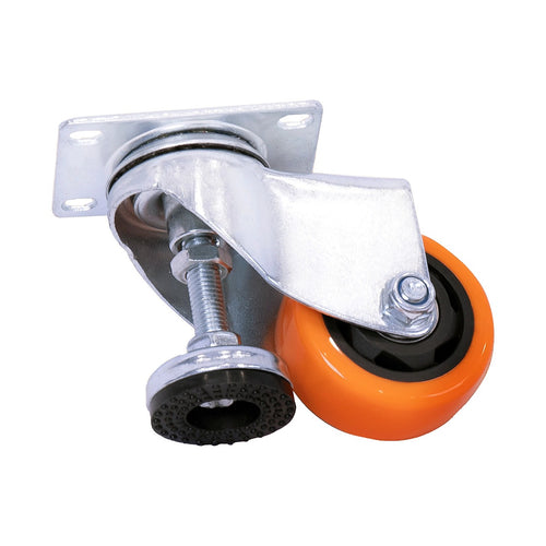 Leveling Casters Swivel Wheels Set of 4, 360 kg Total Load Capacity