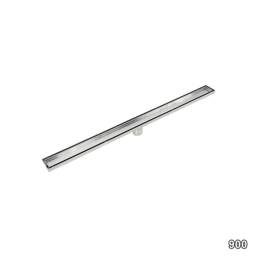 90cm Tile Insert Stainless Steel Grate Drain w/Centre outlet Floor Waste 