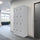12-Door Locker – Grey 3-Digit Combination Lock | Secure Storage for Office, Gym, School
