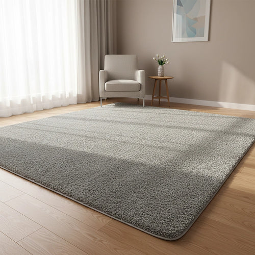 200x140cm Large Shaggy Floor Rug Area Carpet – Grey Soft Mat for Bedroom or Living Room Comfort