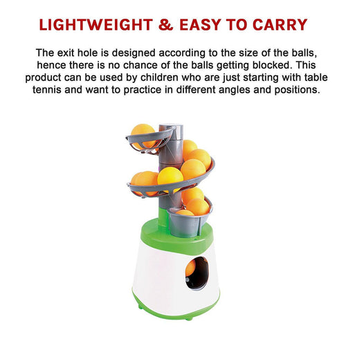 Table Tennis Pong Robot Automatic Ball Launcher Training Machine
