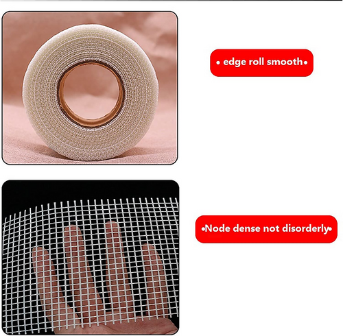 24-Pack Fibreglass Plasterboard Joint Tapes – 50mm x 90m Drywall Mesh Rolls