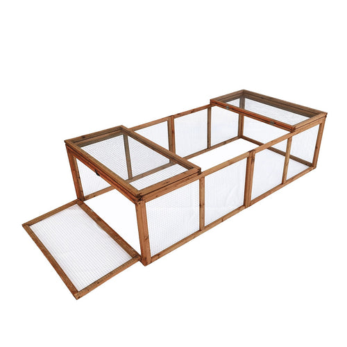 Large Chicken Coop & Run – Outdoor Rabbit Hutch, Guinea Pig Cage and Pet House