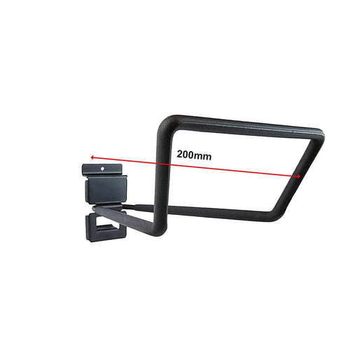 Slatwall Storage Pack for Retail Display Garage Storage - Black Deep Loop Hook