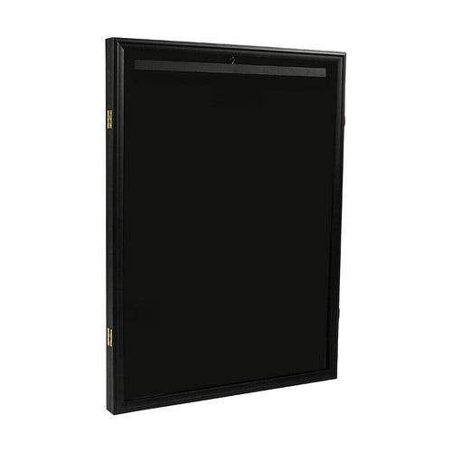 80cm Wall Mounted Lockable Jersey Display Case for Sports Memorabilia & Signed Shirts