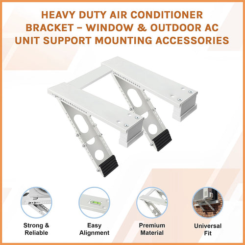 Heavy Duty Air Conditioner Bracket – Outdoor & Window AC Unit Mount Support