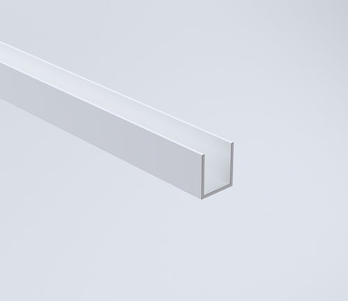 80x200cm Glass Shower Screen with White Wall & Floor Channel – Sleek, Durable Bathroom Upgrade