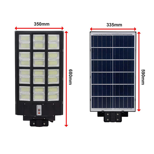 1152 Solar LED Street Light – Commercial Outdoor Flood Lamp with Motion Sensor