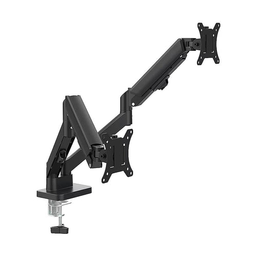Dual Arm Monitor Desk Mount Bracket 17–32 Inch Spring Assisted Full Motion