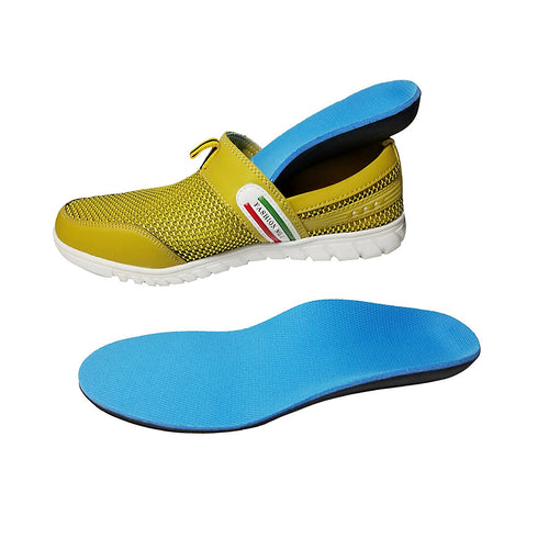 Full Length Flat Foot Support Insoles with Medium Arch Support