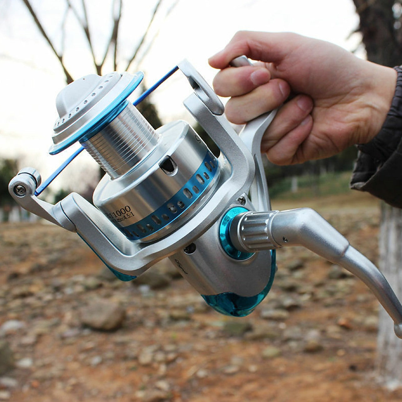 High-Speed Saltwater Spinning Reel with Metal Spool