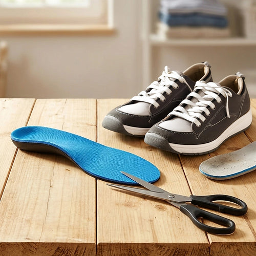 Full Length Flat Foot Support Insoles with Medium Arch Support