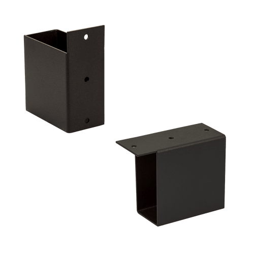 Roof Pergola Gazebo Shed Matte Black Steel Single Wall with Top Rafters Brackets DIY Kits