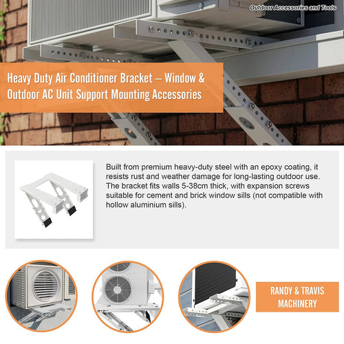 Heavy Duty Air Conditioner Bracket – Outdoor & Window AC Unit Mount Support