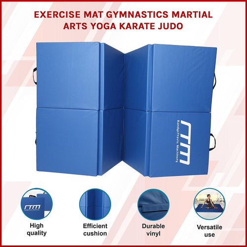 Foldable Exercise Mat Gymnastics Martial Arts Yoga Karate Judo