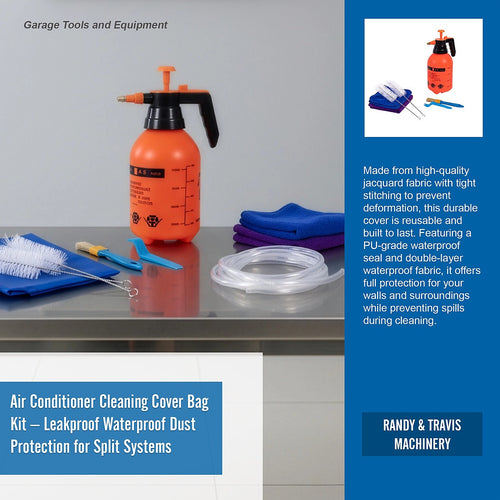 Air Conditioner Cleaning Cover Bag Kit – Leakproof Dust Protection for Split Systems