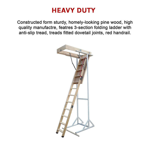 Attic Loft Ladder - 2.7m - 3.05m