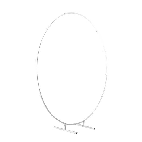 2M Wedding Hoop Round Circle Arch Backdrop Flower Display Stand Frame Background White