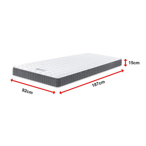 OEKO-TEX® & CertiPUR-US® Certified Single Memory Foam Mattress – Hypoallergenic, Eco-Friendly, Pressure-Relieving Comfort