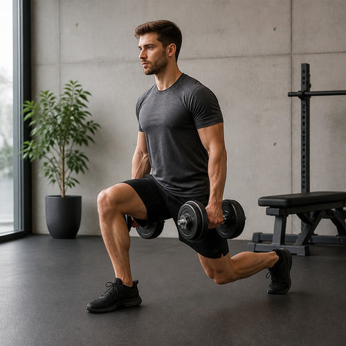 20KG Adjustable Dumbbell Set – Compact Weights for Strength Training