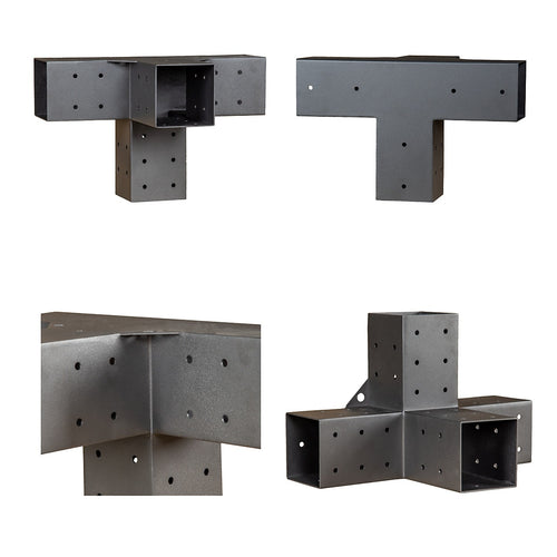 DIY Pergola Kit – Double with Black Screens Set with Brackets